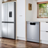 Haier 60cm Freestanding Dishwasher with Sanitise Satina Silver HDW15F1S1 image NaN