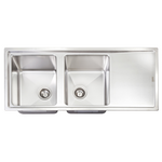 Artusi Mayfair Double Bowl Right Hand Drainer Sink MAYFAIR-L hero image