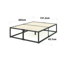 Zinus Queen 45cm Joseph Bed Frame Metal Bed Platform Base Black AU-MBBF-18Q hero image