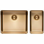 Titan Large and Small Bowl Sink Brass TSBR5228 hero image