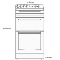 Westinghouse WLE527WA 54cm Freestanding Electric Oven/Stove hero image