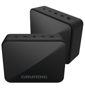 Grundig SOLO Portable Bluetooth Two Speaker Pack Black GLR7749-2PK