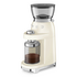 Smeg 50's Retro Style Coffee Grinder Cream CGF03CRAU image NaN