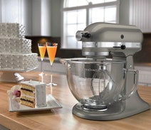 KitchenAid 5KSM170AMS Stand Mixer Medallion Silver hero image