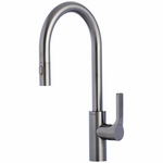 The Galley Ideal Gooseneck Bar Mixer Tap - Gun Metal Gray IBT-D-GSS-AU hero image