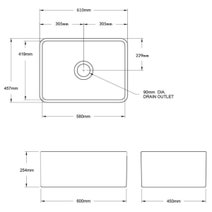 Turner Hastings Novi 60 Butler Sink Pack with Brushed Brass Ludlow Pull Out Mixer Tap and Accessories PKG025 hero image