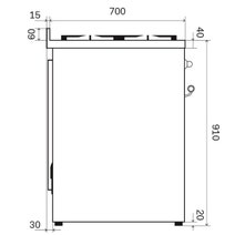 Ilve 76cm Majestic Dual Fuel Upright Oven/Stove M30DNE3SSG hero image