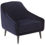 Natuzzi Editions Felicita Navy Blue Armchair Fabric CHAIRC01470007704 hero image
