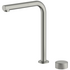 Abey Poco Square Pull Out Kitchen Mixer Tap Brushed Nickel 8K1-BN-LF image NaN