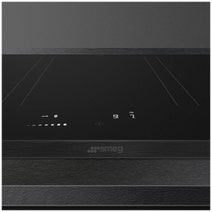 Smeg 90cm Isola Aesthetic 6 Burner Induction Cooktop with Black Frame SISL7964MB hero image