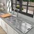 Abey R50 Double Bowl Sink W50-200 image NaN