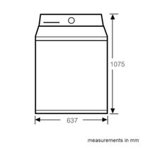 Samsung 8.5Kg Activ DualWash Top Load Washing Machine WA85N6750BV hero image