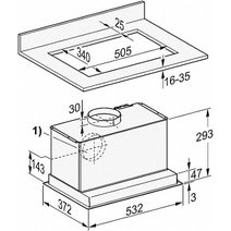 Miele DA2450 54cm Under Cupboard Rangehood hero image