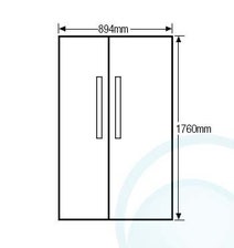 563L LG Side by Side Fridge GC-P197HPL hero image