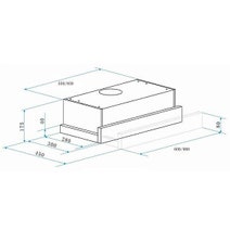 Omega ORT9WXA 90cm Slideout Rangehood hero image