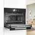 Bosch Series 8 Accentline Built-In Compact Oven with Microwave Function Black CMG978NB1A image NaN