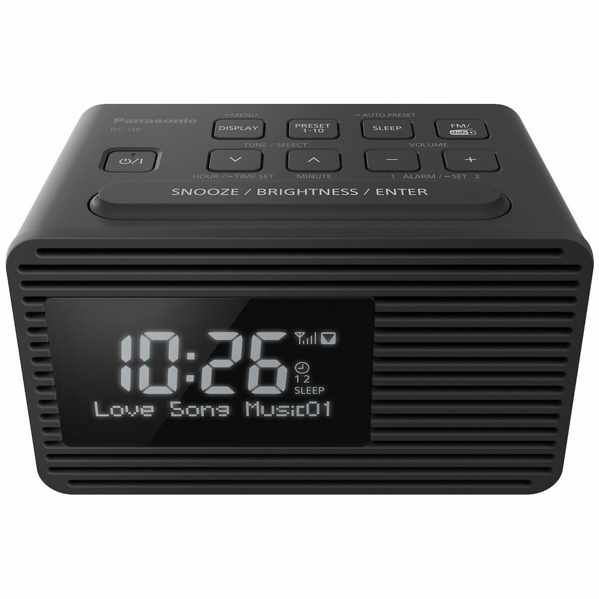 Panasonic DAB+ FM Clock Radio RC-D8GN-K hero image