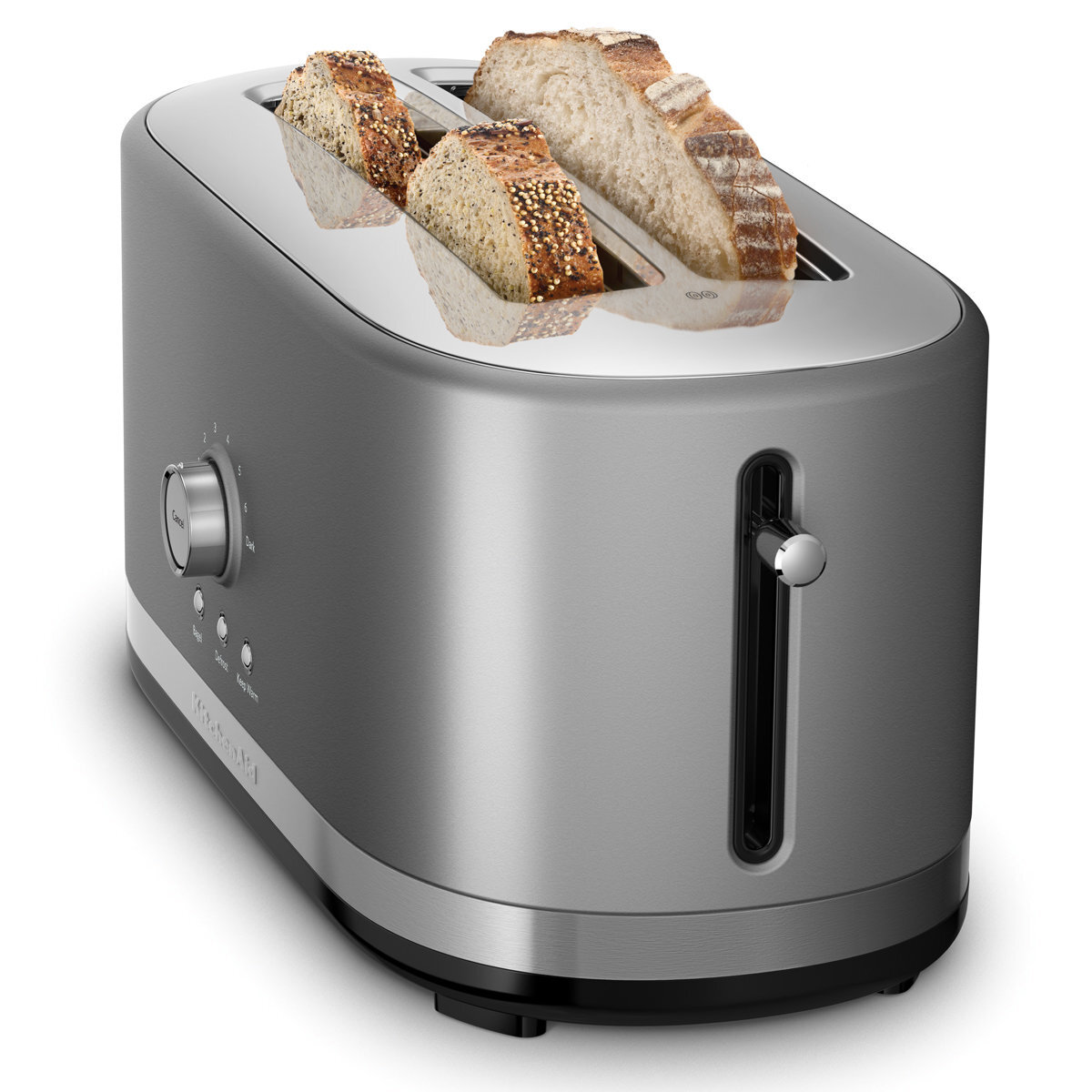 KitchenAid 5KMT4116ACU Slice Long Slot Toaster Contour Silver
