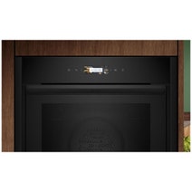 NEFF 60cm N70 Pyrolytic Oven Aluminium Brushed Black Anodized B59CR72D0A hero image