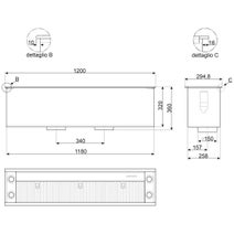 Smeg 120cm Integrated Undermount Rangehood Stainless Steel KDIAM120AX hero image