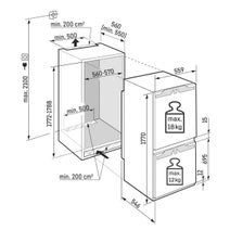 Liebherr Plus Series 253L Integrated Bottom Mount Fridge ICNH5123RH hero image