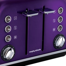 Morphy Richards 242022102020 Accents Toaster and Kettle Pack Plum hero image