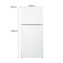 CHiQ 515L Top Mount Fridge White CTM515NW hero image