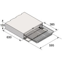 ASKO Laundry Stacking Kit Basket Titanium HB150T hero image