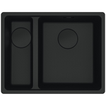 Franke Maris 340/150mm 1 and 1/2 Bowl Left Undermount Sink Matte Black MRG160SBLMB-B hero image