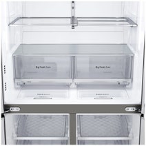 LG 637L French Door Fridge Matte Black GF-L706MBL hero image