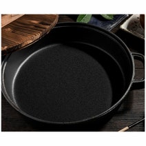 SOGA 29cm Deep Frying Pan with Wooden Lid ZPAIC1 hero image
