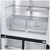 LG 665L French Door Fridge Matte Black GF-B705MBL hero image