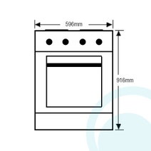 Westinghouse WFG617WA 60cm Freestanding White Fan Forced Natural Gas Oven/Stove hero image