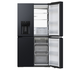 Haier 601L Quad Door Refrigerator with Ice and Water Dispenser Black HRF680YZC image NaN