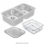 Abey NuQueen Double Sink with Accessories WNQ200 hero image