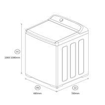 Fisher & Paykel Series 7 10kg Top Load Washing Machine with Eco-Active WL1068P1 hero image