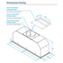 Whispair X3M09S5.EL 90cm Monte Carlo Under Cupboard Rangehood with Lite External Remote Motor image NaN