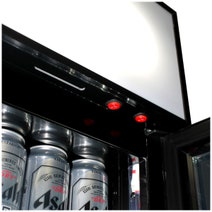 Schmick 160L Great Northern Crisp Branded Skinny Upright Bar Fridge SS-P160-GNBC-CRISP hero image