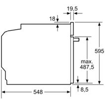Neff 60cm Pyrolytic Built-in Oven B6ACM7AG0A hero image