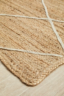 Rug Culture Nosa Extra Large Natural & White Rug 320X230CM - NSA-222-NAT-320X230 hero image