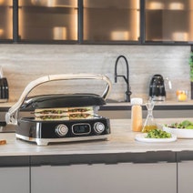 Smeg 50s Style Countertop Multifunctional Grill Black MGF01BLAU hero image
