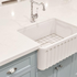 Turner Hastings Novi 60 x 46 Fine Fireclay Single Bowl Butler Sink Gloss White NO60FS image NaN