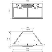 Schweigen 60cm Classic Series Under Cupboard Rangehood with External Motor UM1170-6S1 hero image
