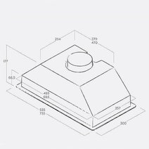 Elica 90cm Era S Undermount Rangehood ERASIXA72 hero image