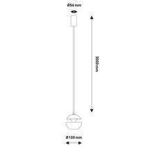 DCW Editions Here Comes The Sun 10 Mini Pendant Light - Black and Copper HCS10BLCOP hero image