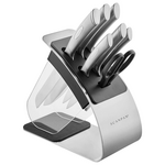 Scanpan Classic Steel 8 Piece Eclipse Knife Block Set 18382 hero image