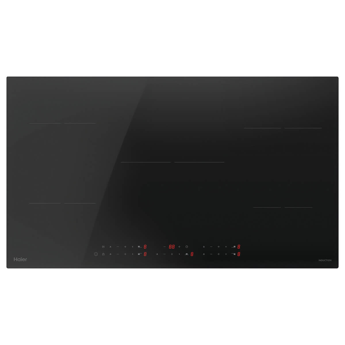 Haier 90cm 300 Series Induction Cooktop Black HCI905TB4 hero image