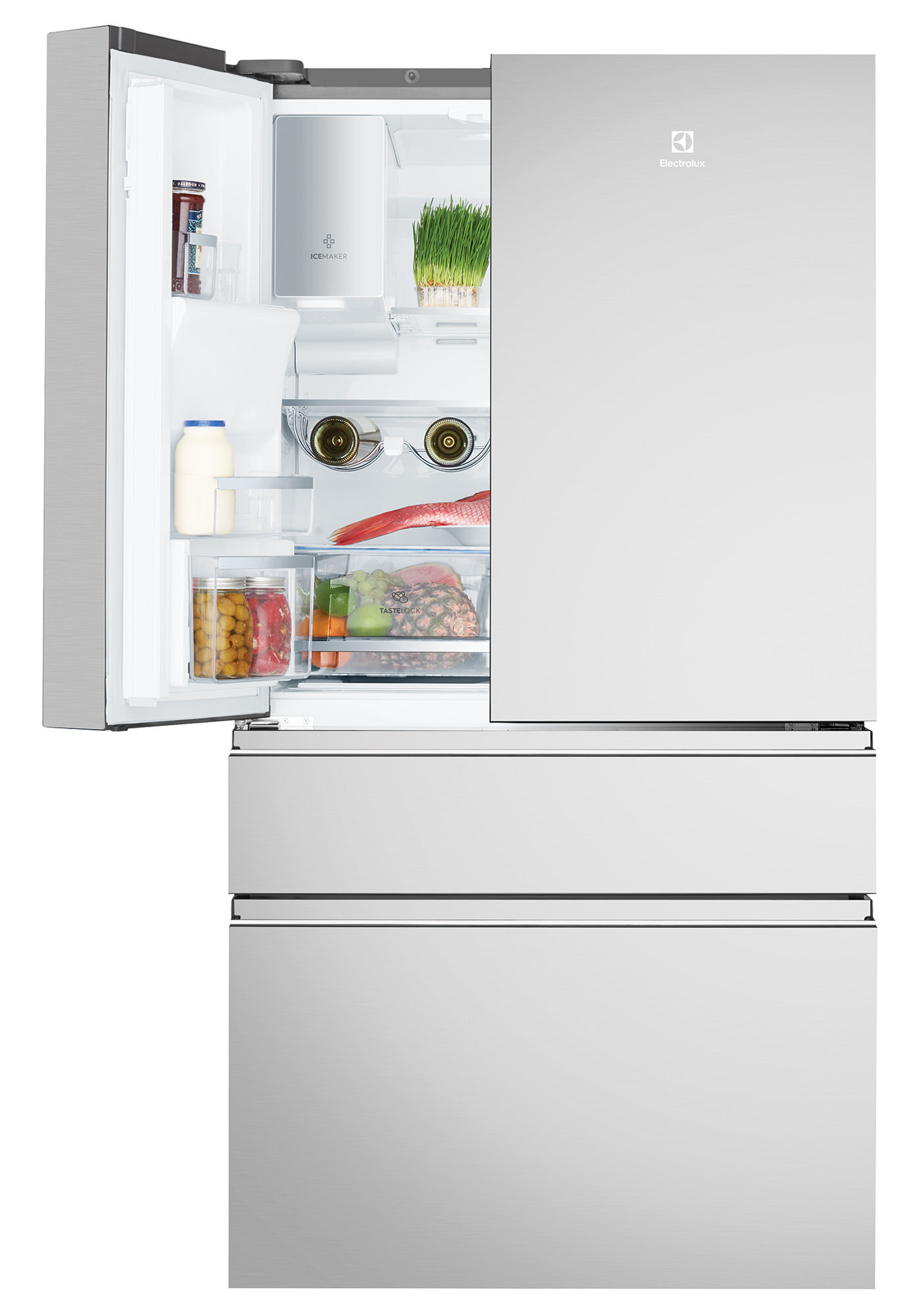 Electrolux 681l french on sale door fridge freezer