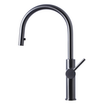 Titan Essentials Lite Gooseneck Pull Out  Kitchen Mixer Tap - Gunmetal TTGMXP hero image