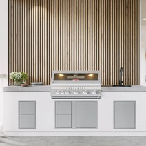 Beefeater Outdoor Kitchen Double Cupboard Drawer Stainless Steel BOC2090SA hero image